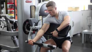 Single Arm Bicep Curl Machine