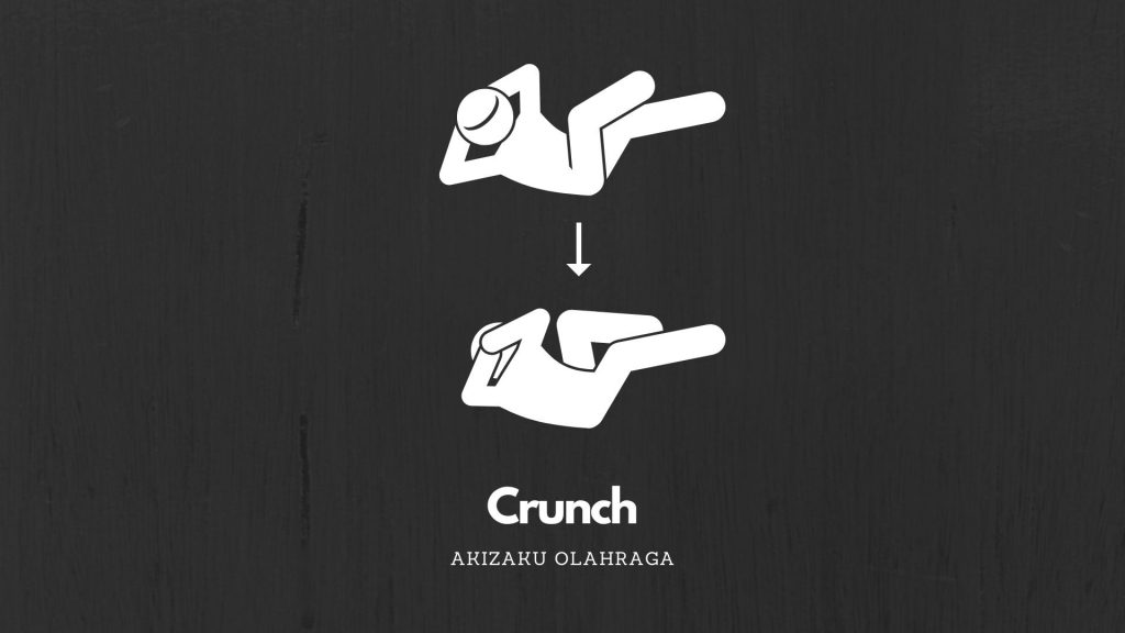 Ilustrasi Crunch - 10+ Cara Menguatkan Otot Perut Secara Alami