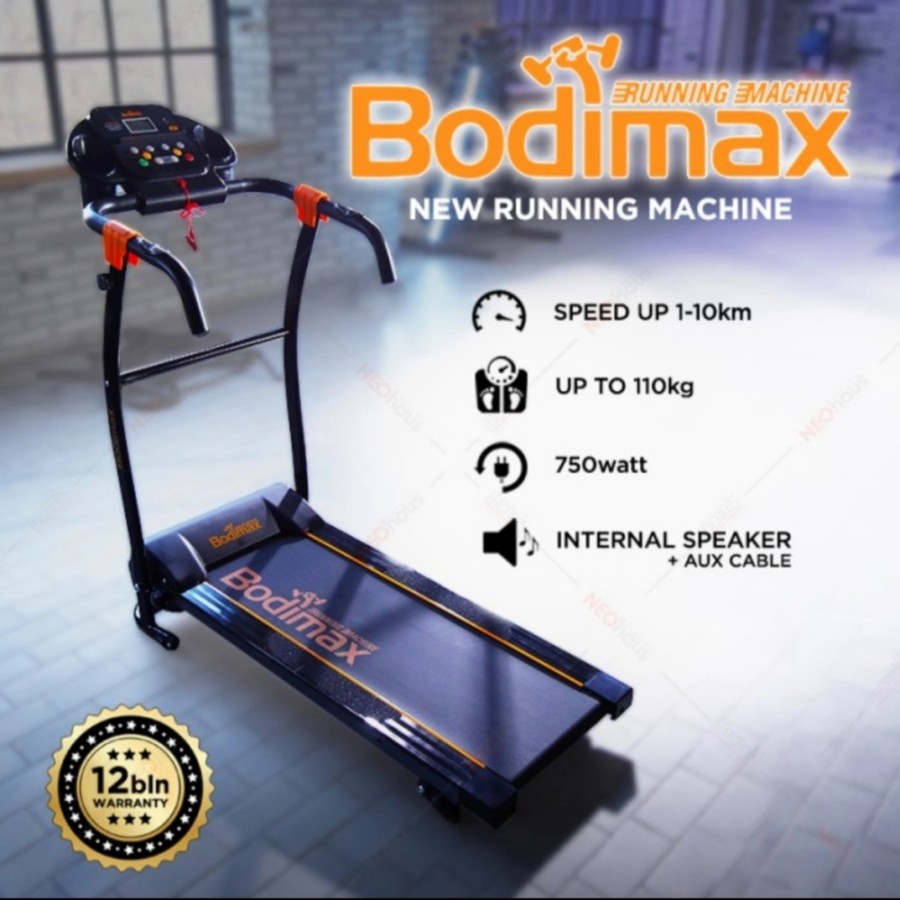 Bodymax Running Machine Free AB Wheel