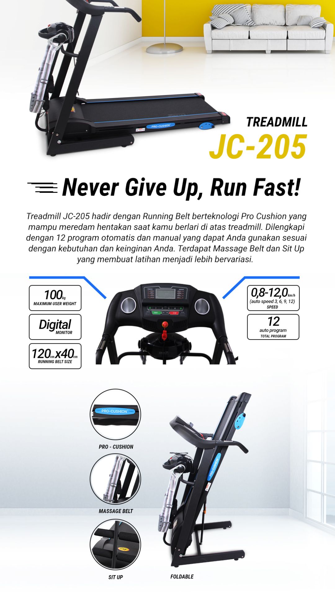 Treadmill JC-205