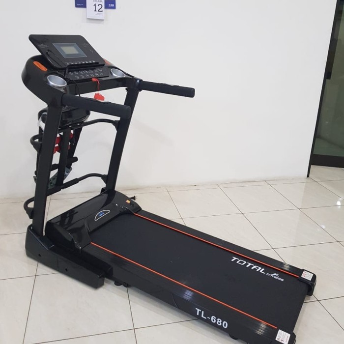 Total Fitness TL-680 Treadmill Elektrik 3 in 1 Mesin 2 HP Otomatis Incline